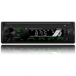 Автомагнітола FANTOM FP-024 Black/Green Bluetooth