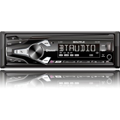 Автомагнітола Bluetooth 389 Black/White Shuttle